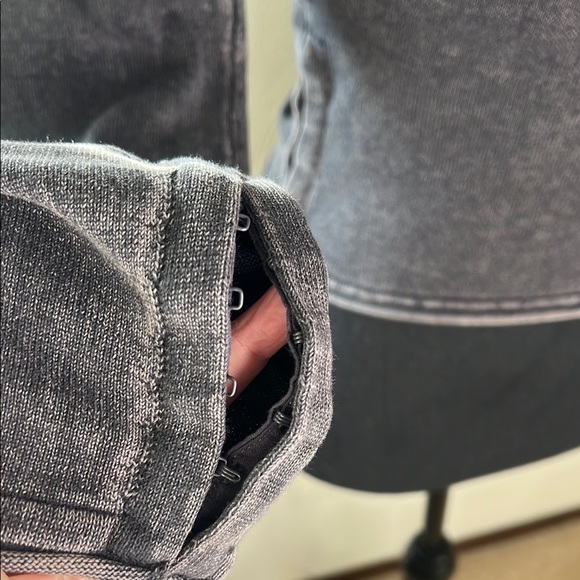 Zara Turtleneck Acid Wash Longsleeve Top Size S - Picture 3 of 7